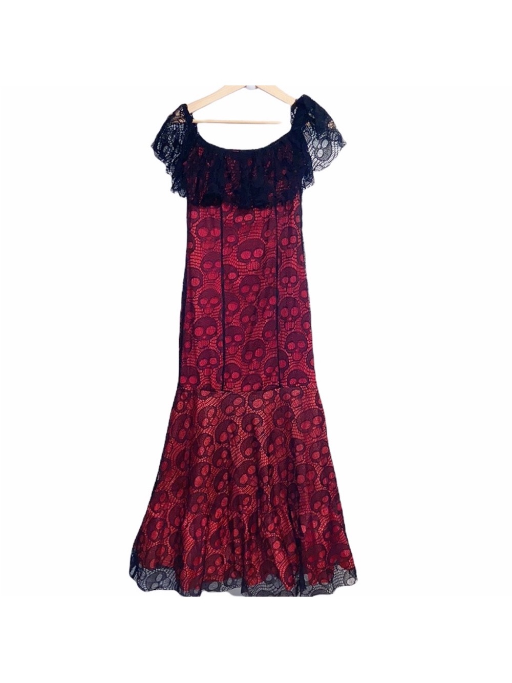 La Catrina Red Skull Halloween Costume dress ⭐️5FOR$25⭐️